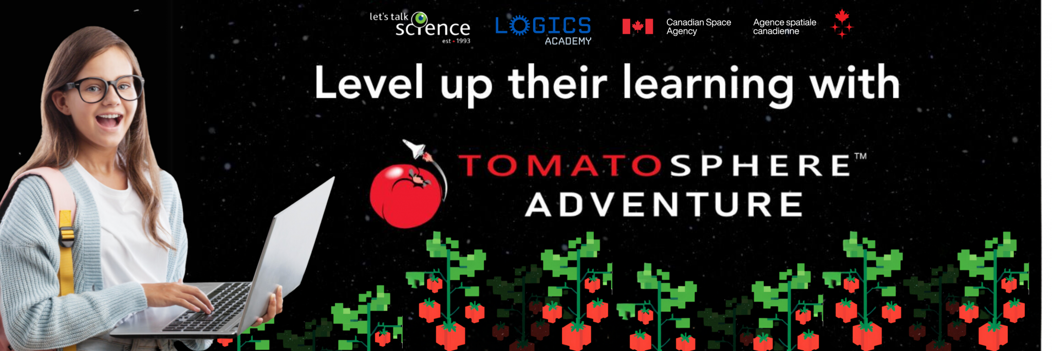 Logics Academy collaborates with Let’s Talk Science and the Canadian Space Agency