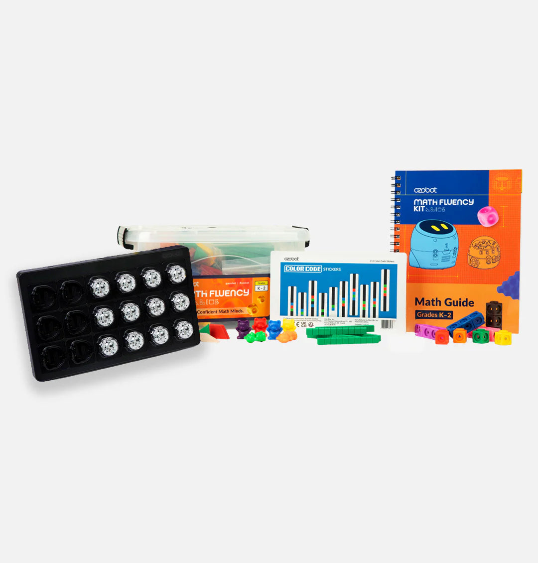 Kit scolaire de numératie (maternelle-2e année) + 12 robots Evo