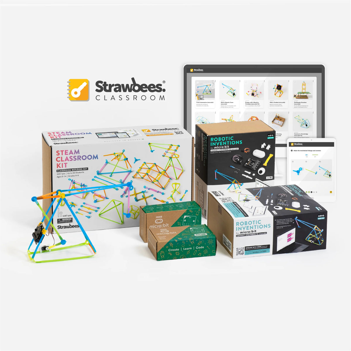 Strawbees STEAM Robotics Classroom Solution (with micro:bits)
