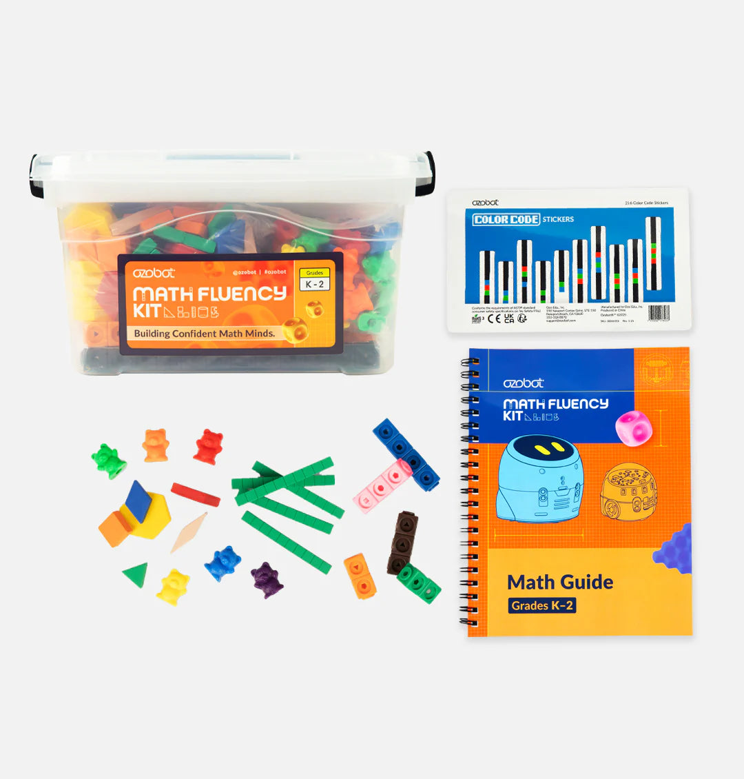 Kit de fluidité en mathématiques pour la salle de classe (Maternelle-CP) avec programme d'études
