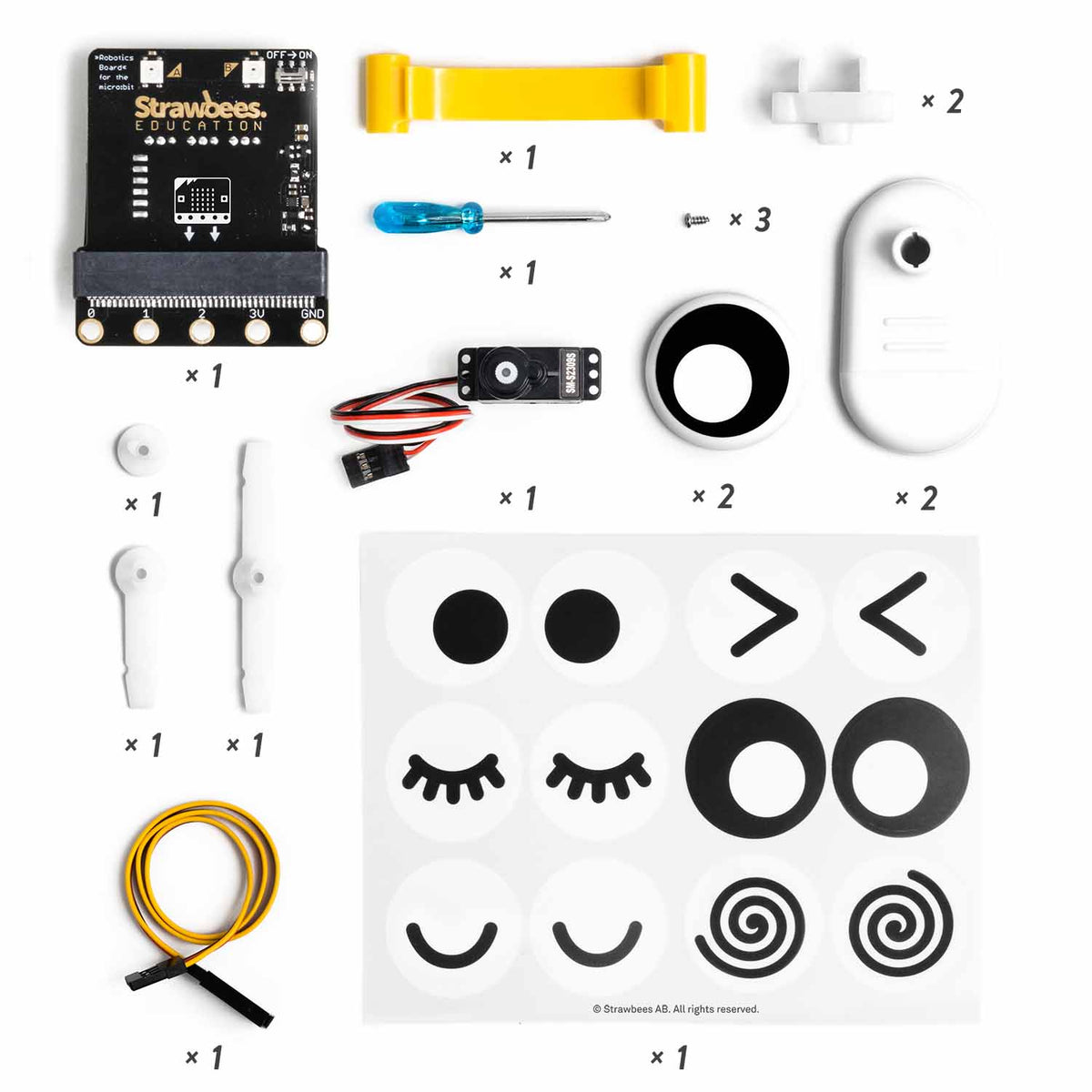 Strawbees Robotic Inventions for micro:bit Project Pack (10 PACK)