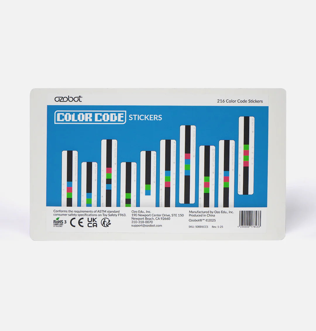 Ozobot Color Code Stickers