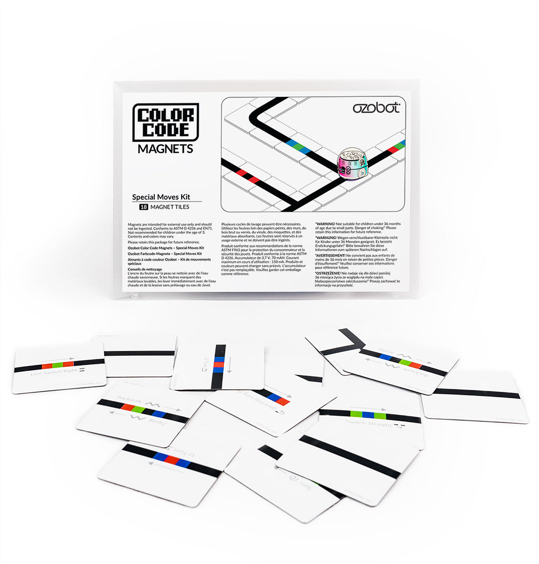 Color Code Magnets - Special Moves Kit (18 Tiles)