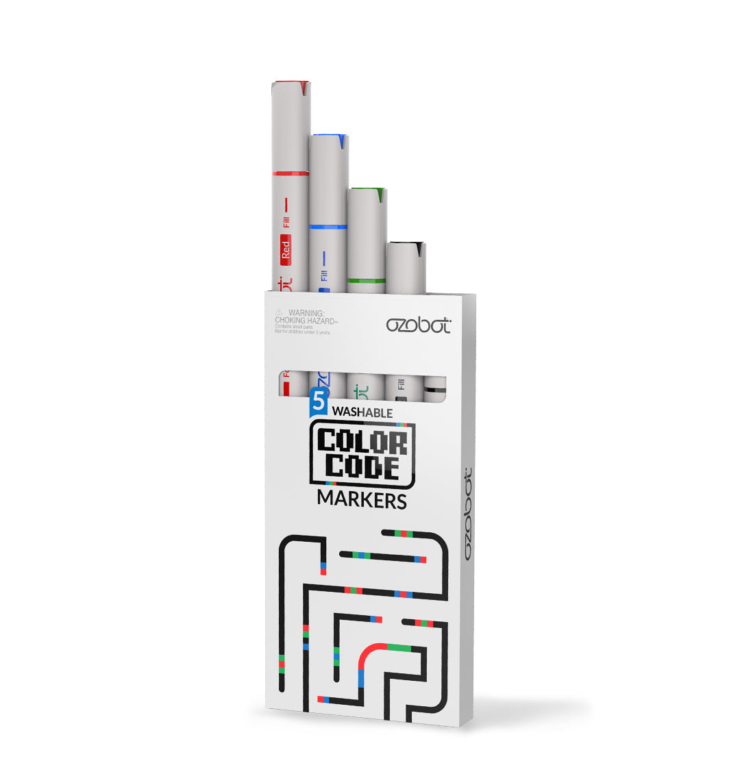 Ozobot Color Code Markers 5-pack - Washable