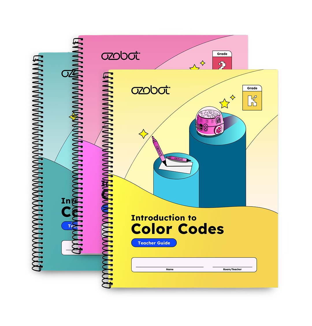 Introduction to Ozobot Blockly Curriculum - Student Portfolios (12 Pack)