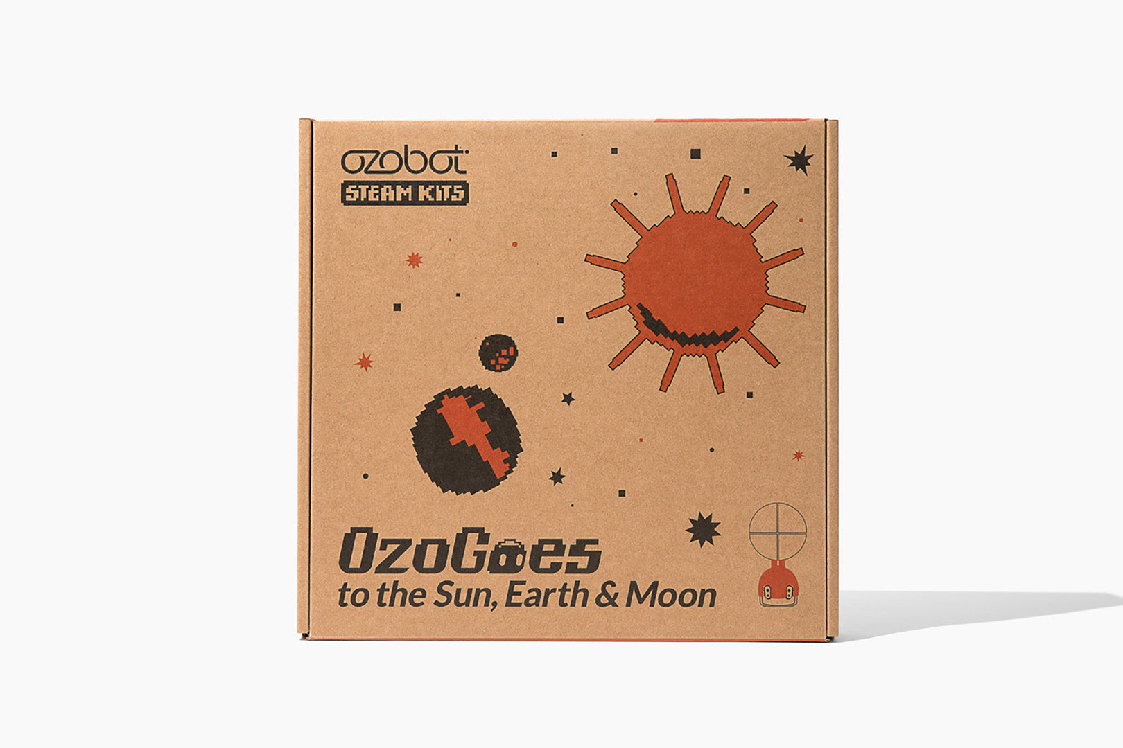 OzoGoes to the Sun, Earth & Moon