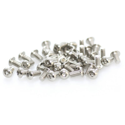 Socket Cap Screw M4 x 8mm - Button Head (50-Pack)