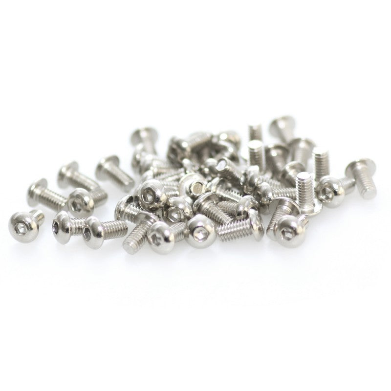 Socket Cap Screw M4 x 8mm - Button Head (50-Pack)