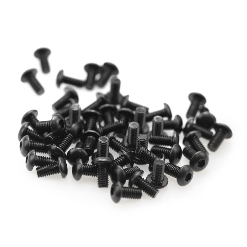 Socket Cap Screw M4 x 8mm - Button Head (50-Pack)