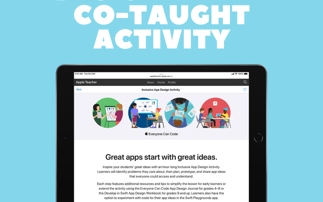 Apple’s Inclusive App Design Activity – Co-taught Event